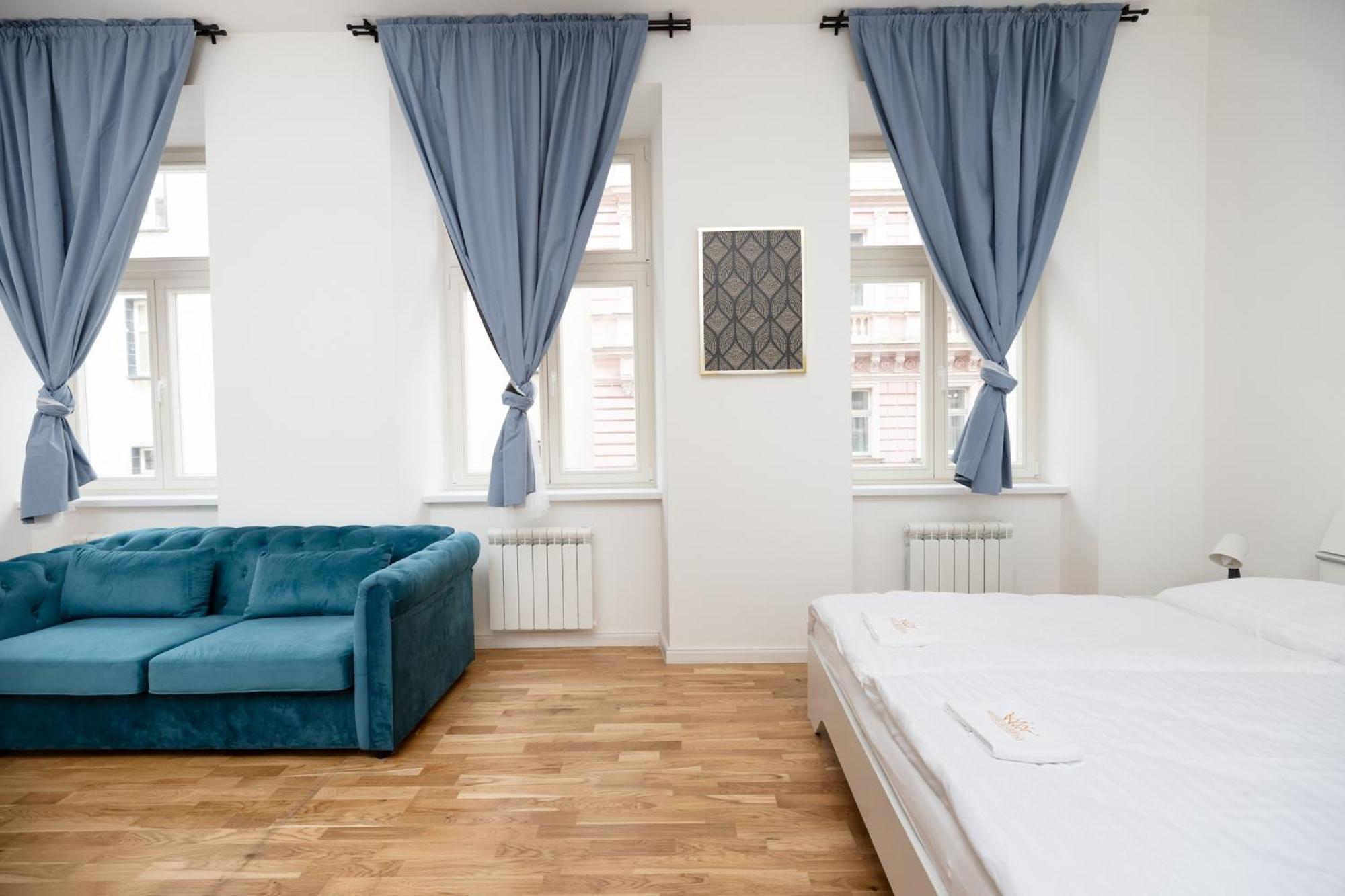 Apartment Petrska Prag Exteriör bild